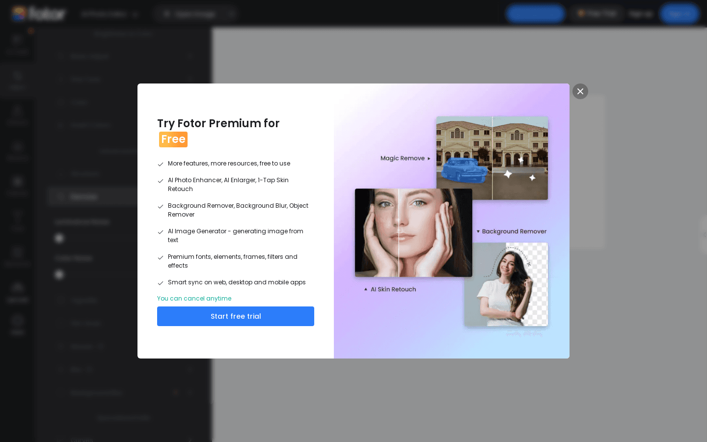 Photo Editor preview