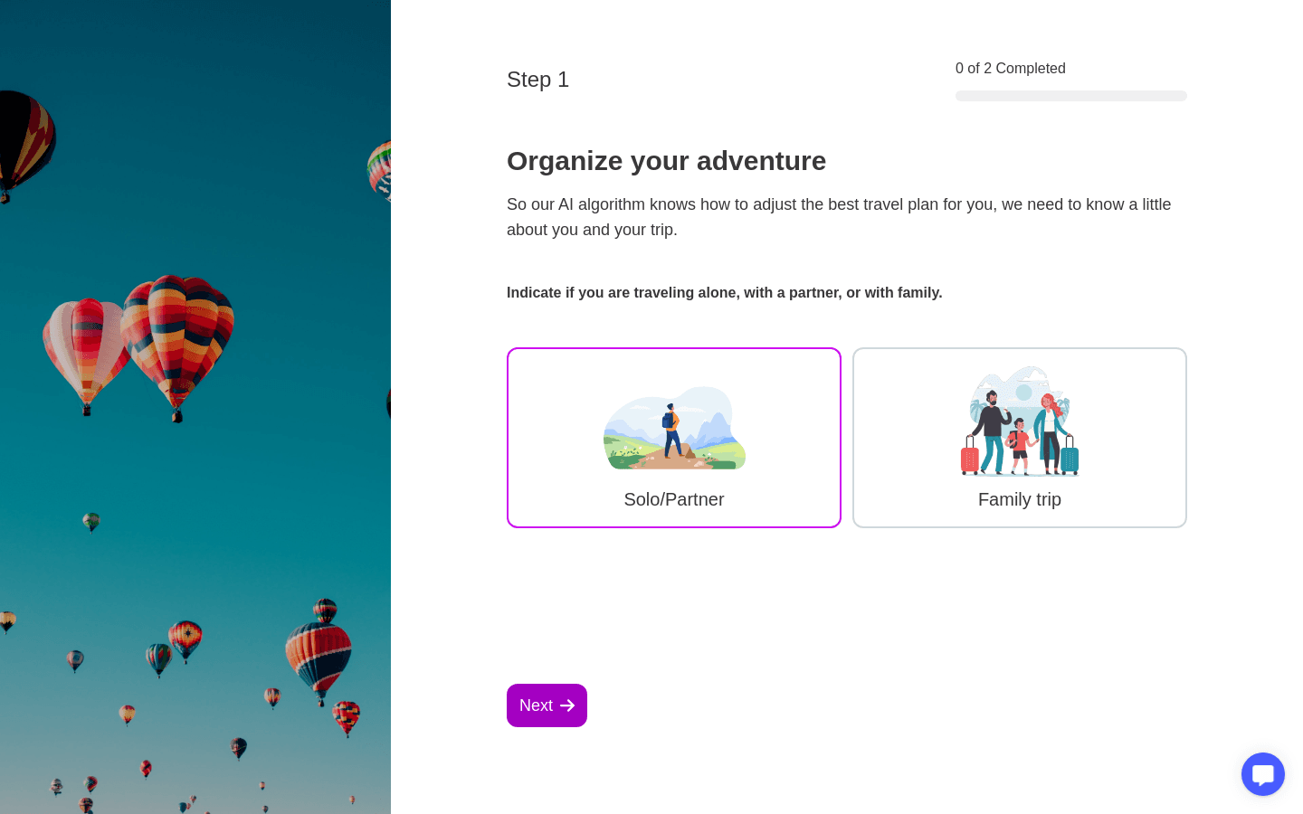 Trip planner AI preview