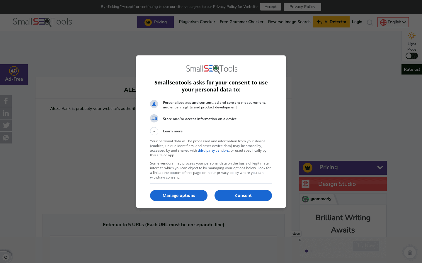 ALEXA RANK COMPARISON preview