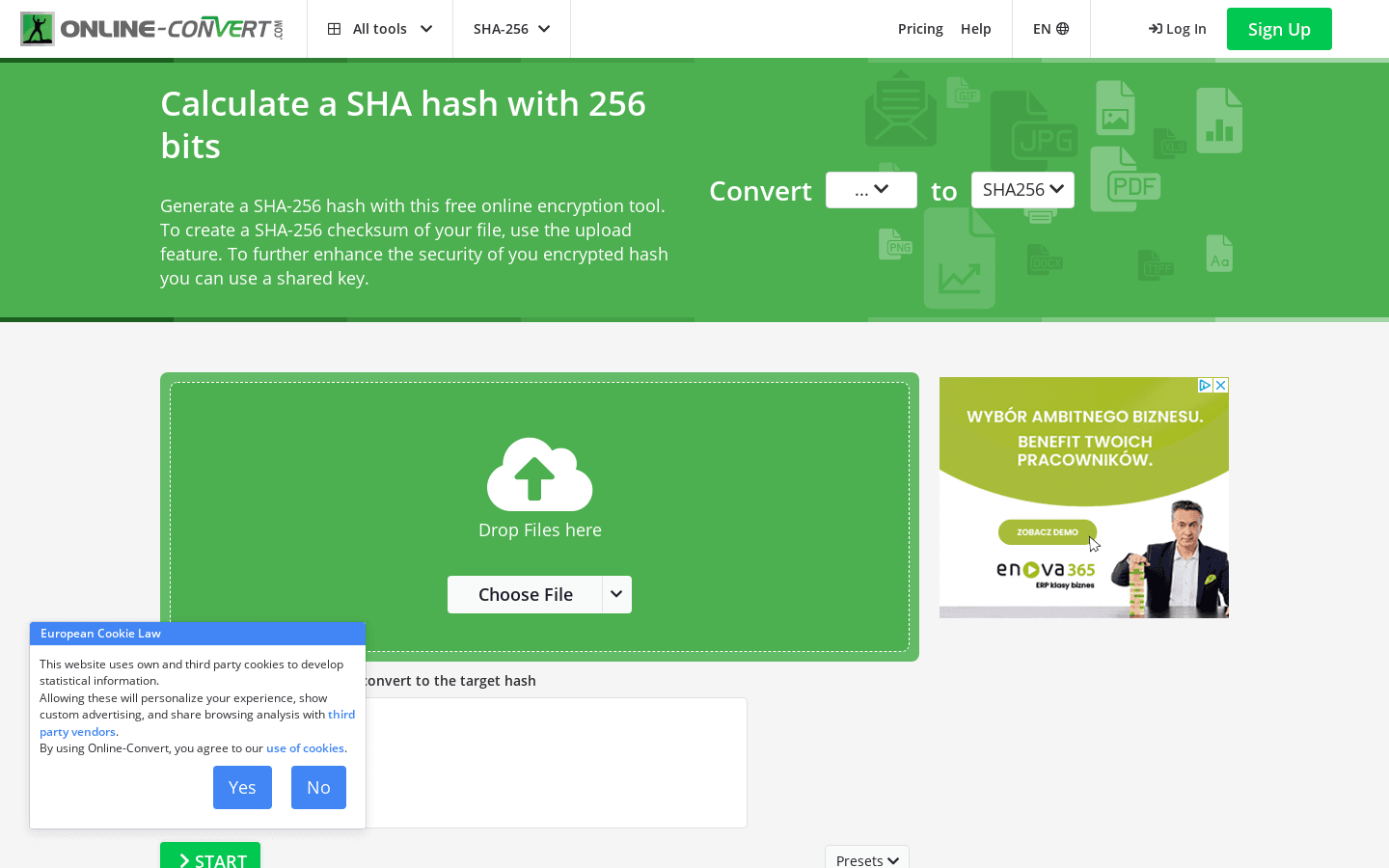 SHA-256 Hash Calculator preview