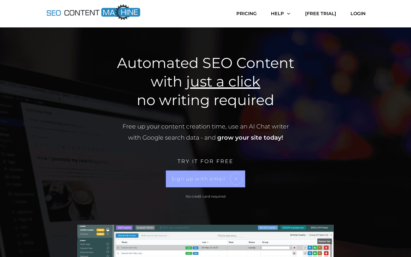 SEO Content Machine preview