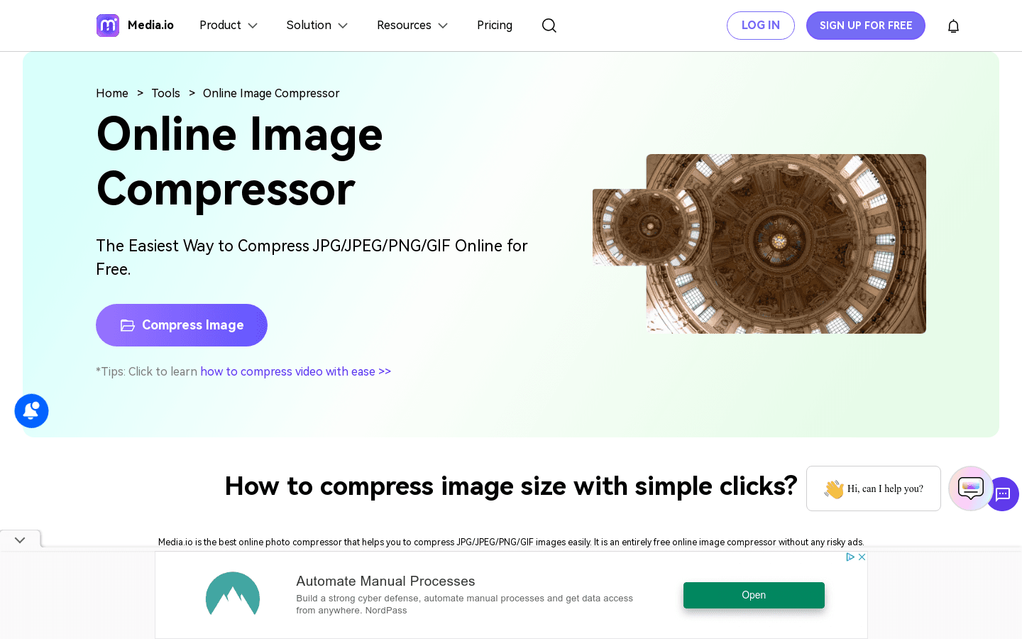 Image Compressor preview