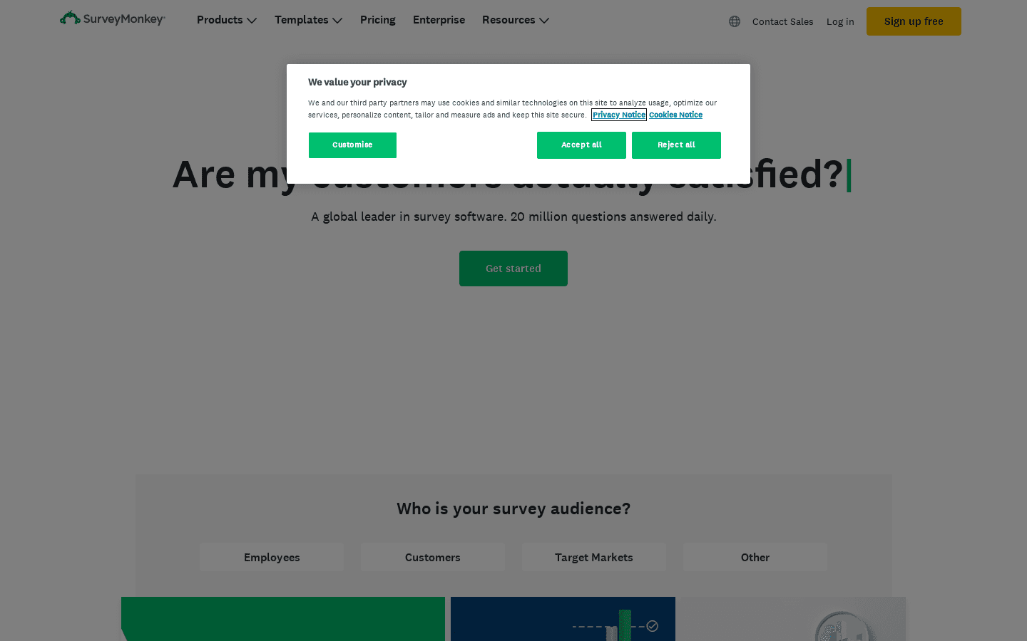 SurveyMonkey preview