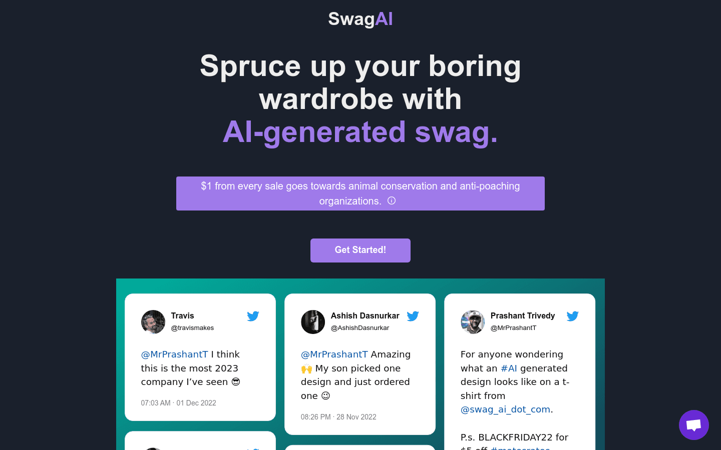 Swag AI preview