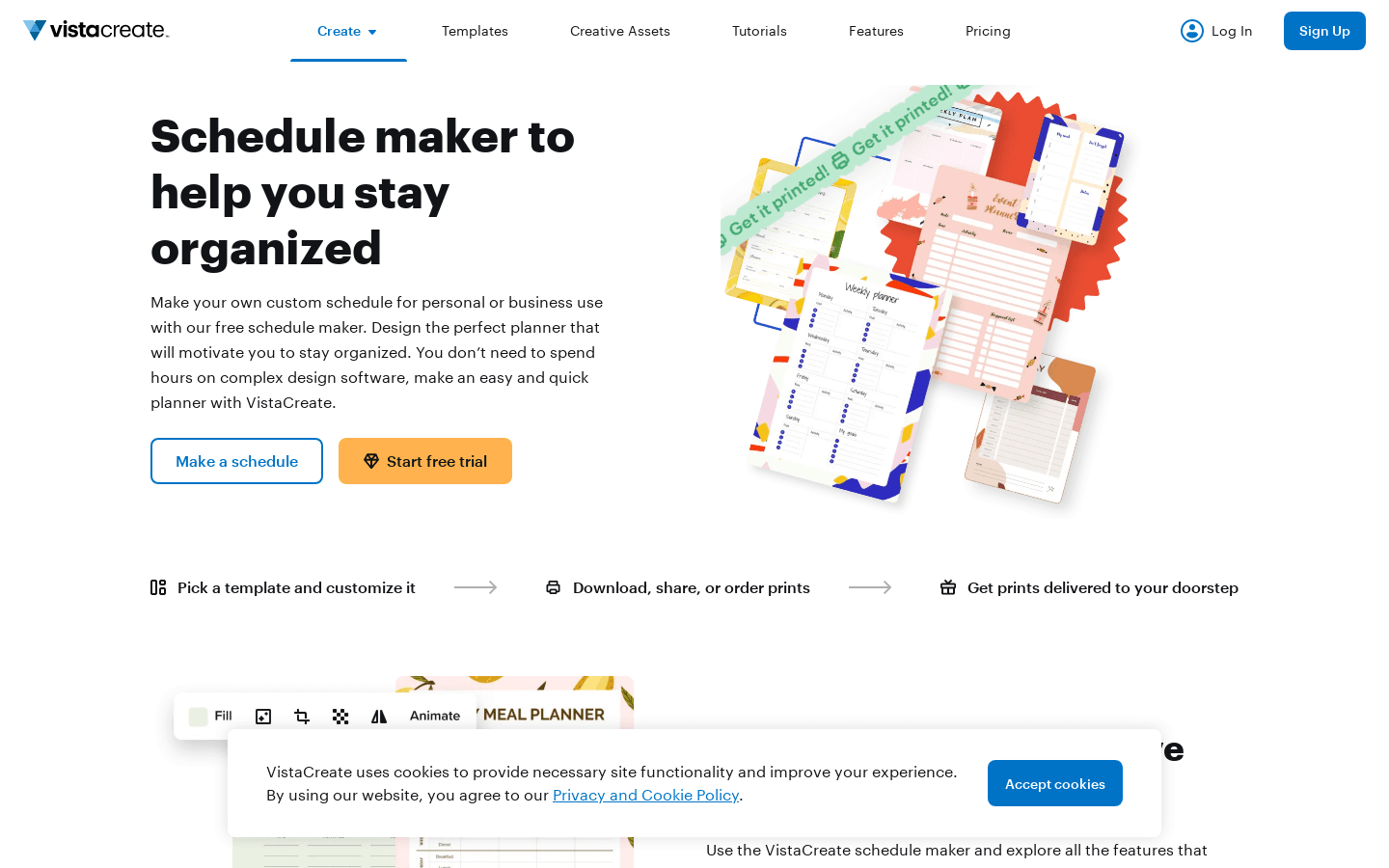 Schedule Maker preview