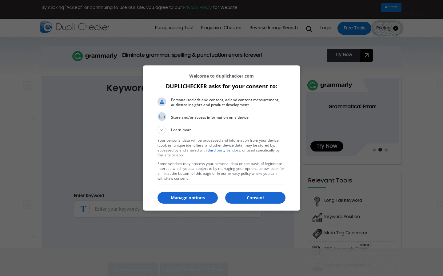 Super tool for keyword research preview