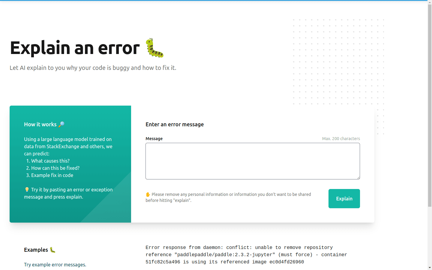 Explain by Whybug preview