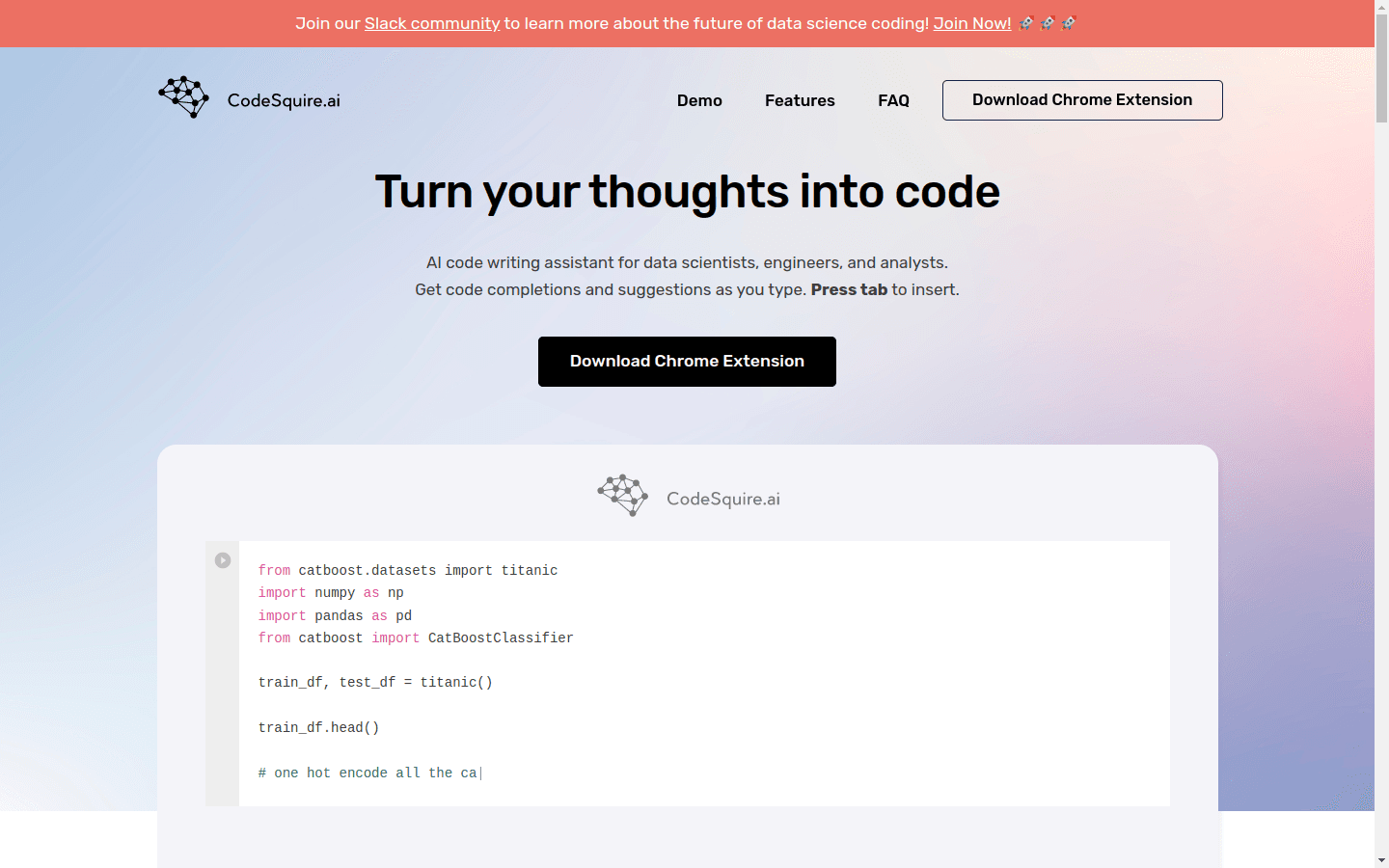 CodeSquire.ai preview