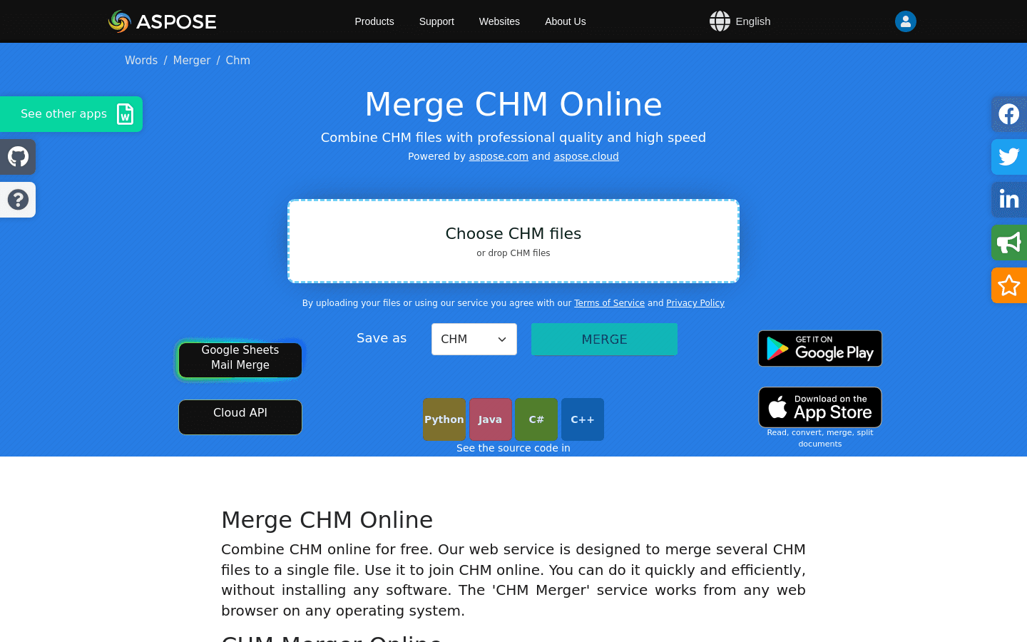 CHM Merger preview