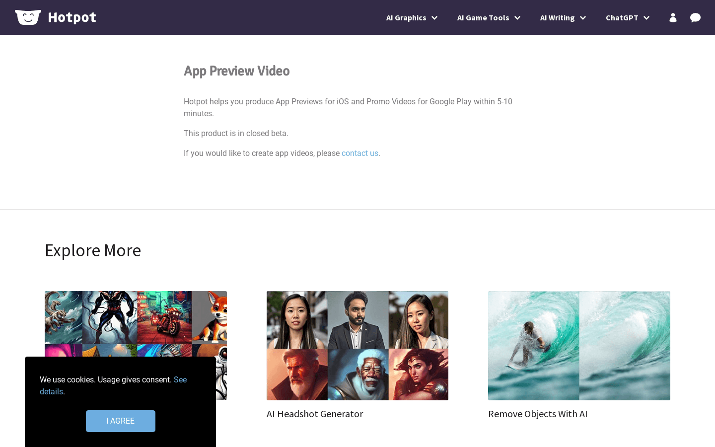 App Preview Video preview