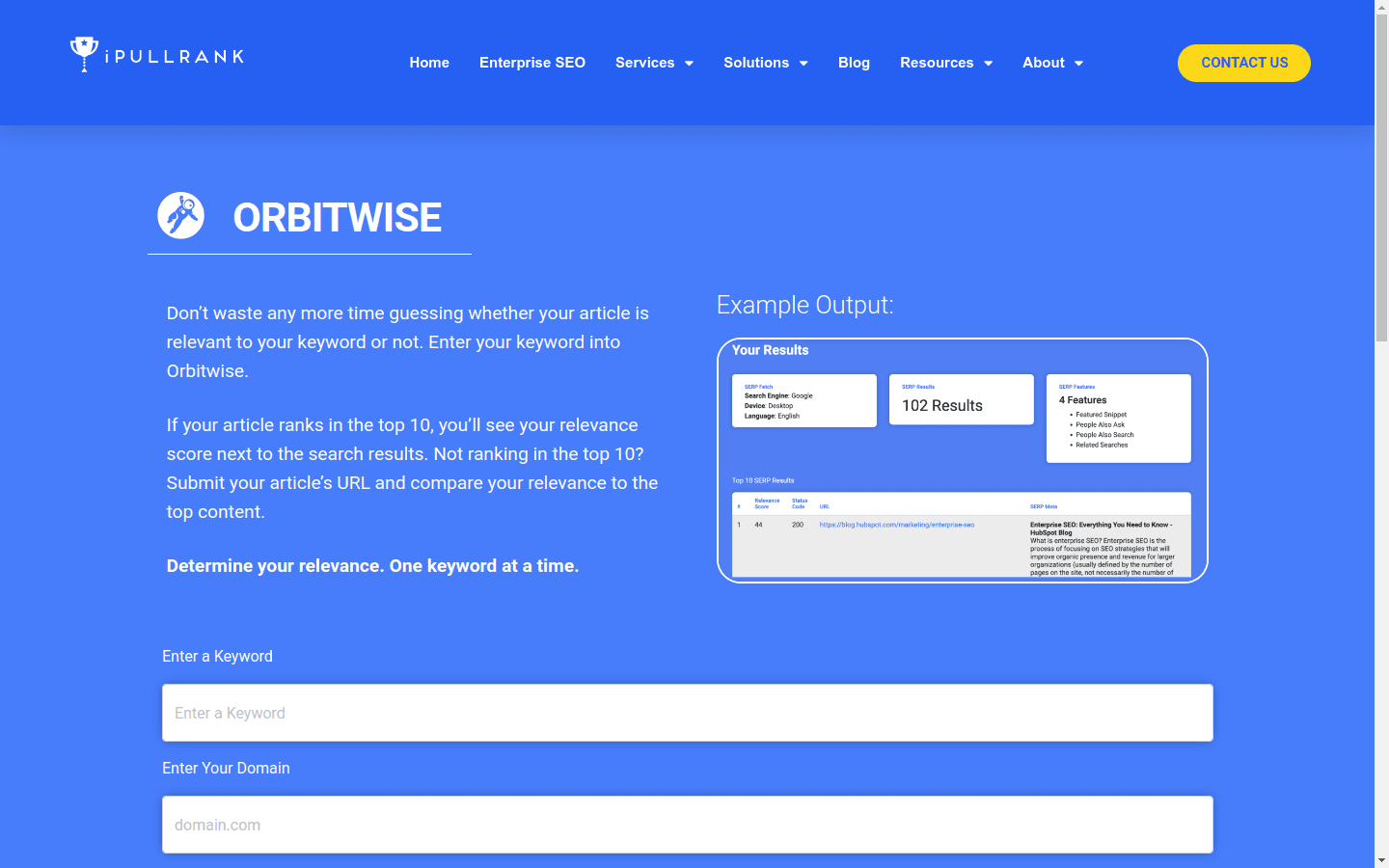 Orbitwise preview