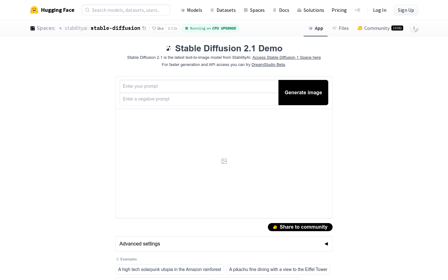 Stable Diffusion preview