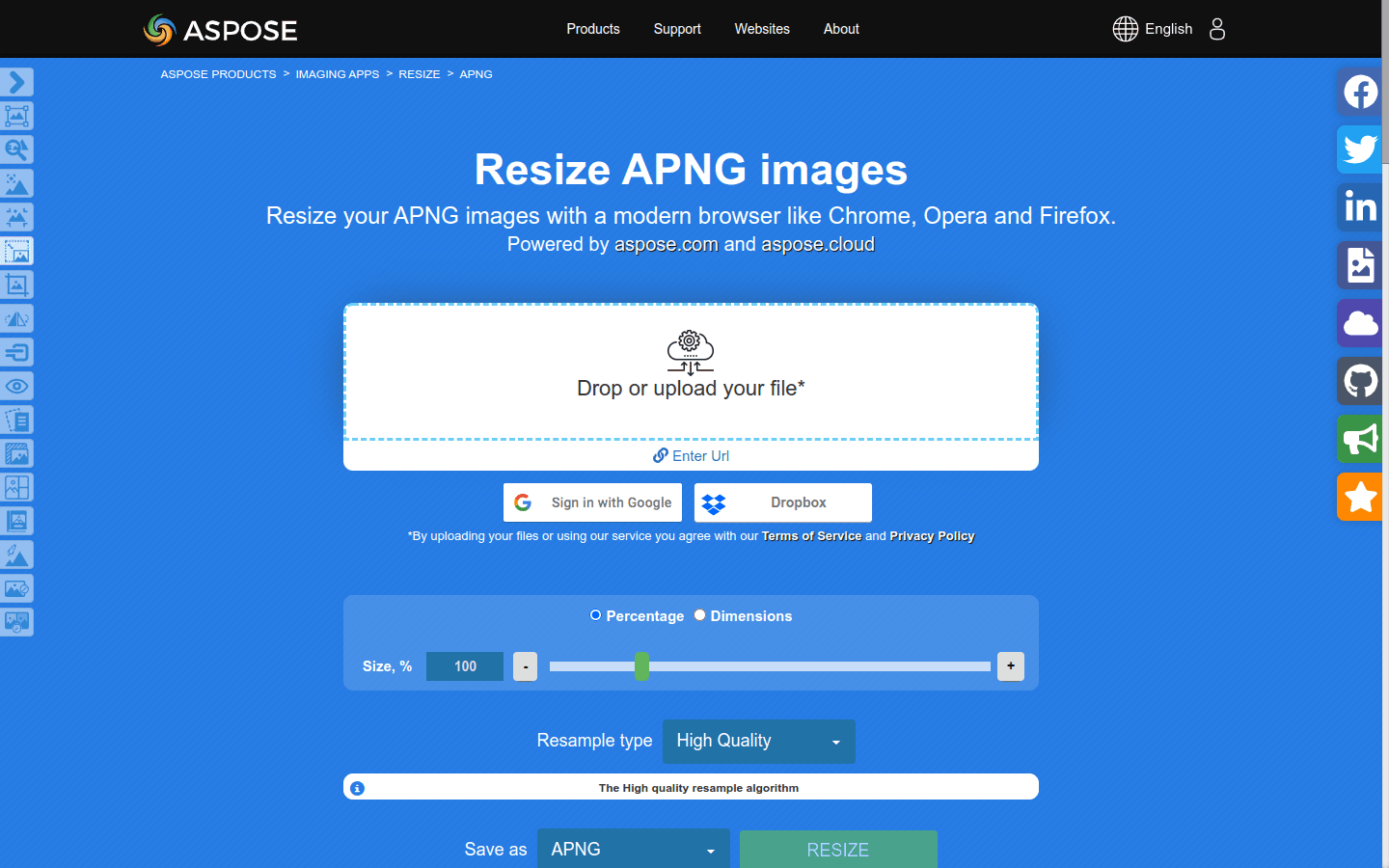 Resize APNG Images preview