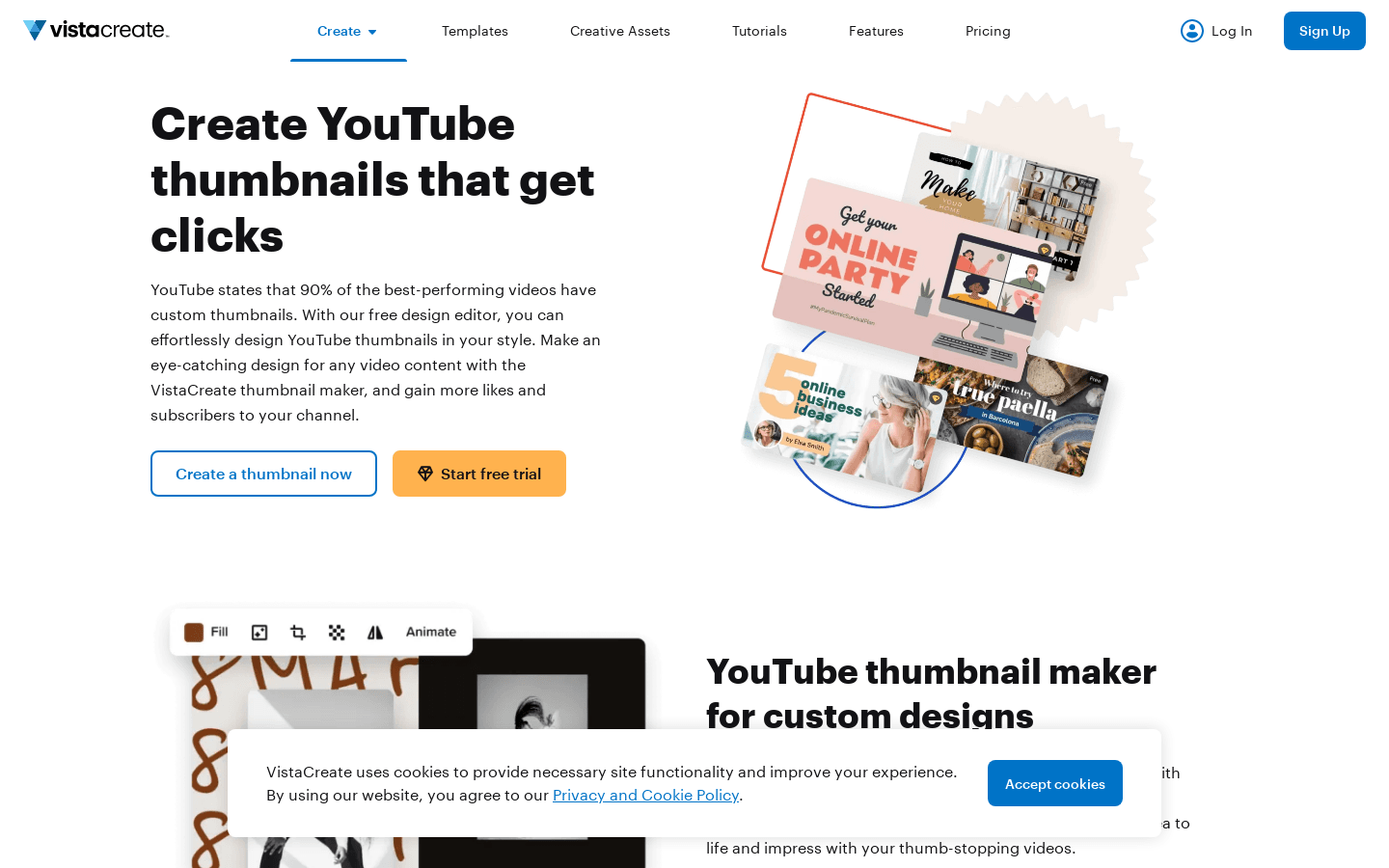 YouTube Thumbnail Maker preview