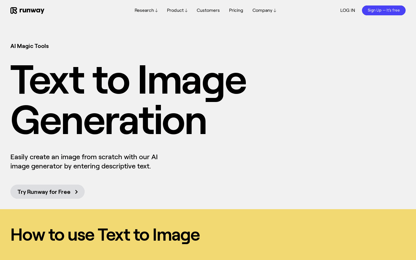 Text to Image preview
