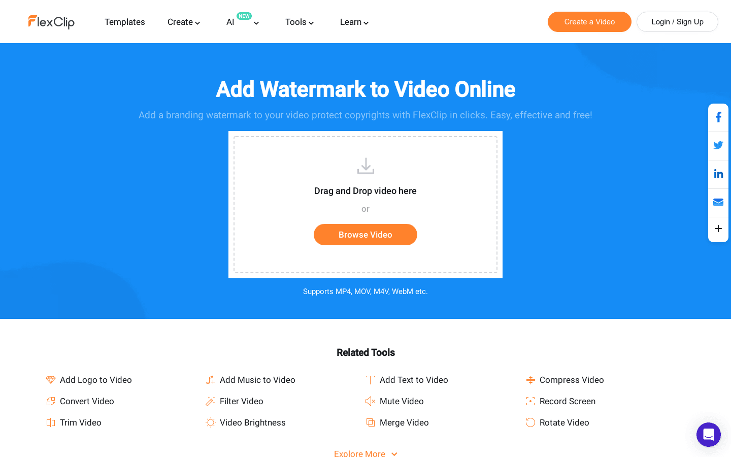 Add Watermark to Video preview