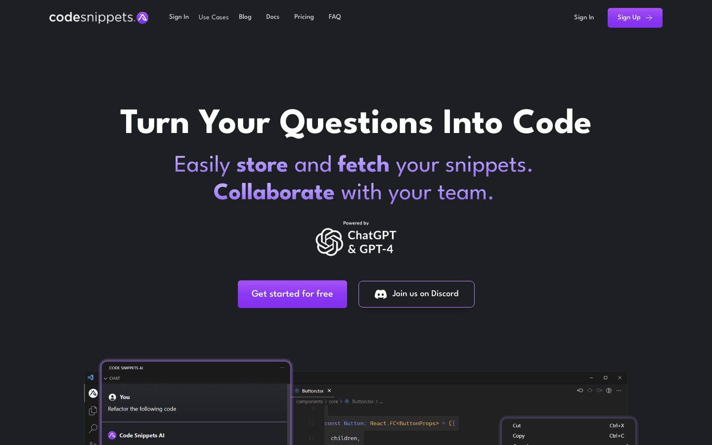 codesnippets preview