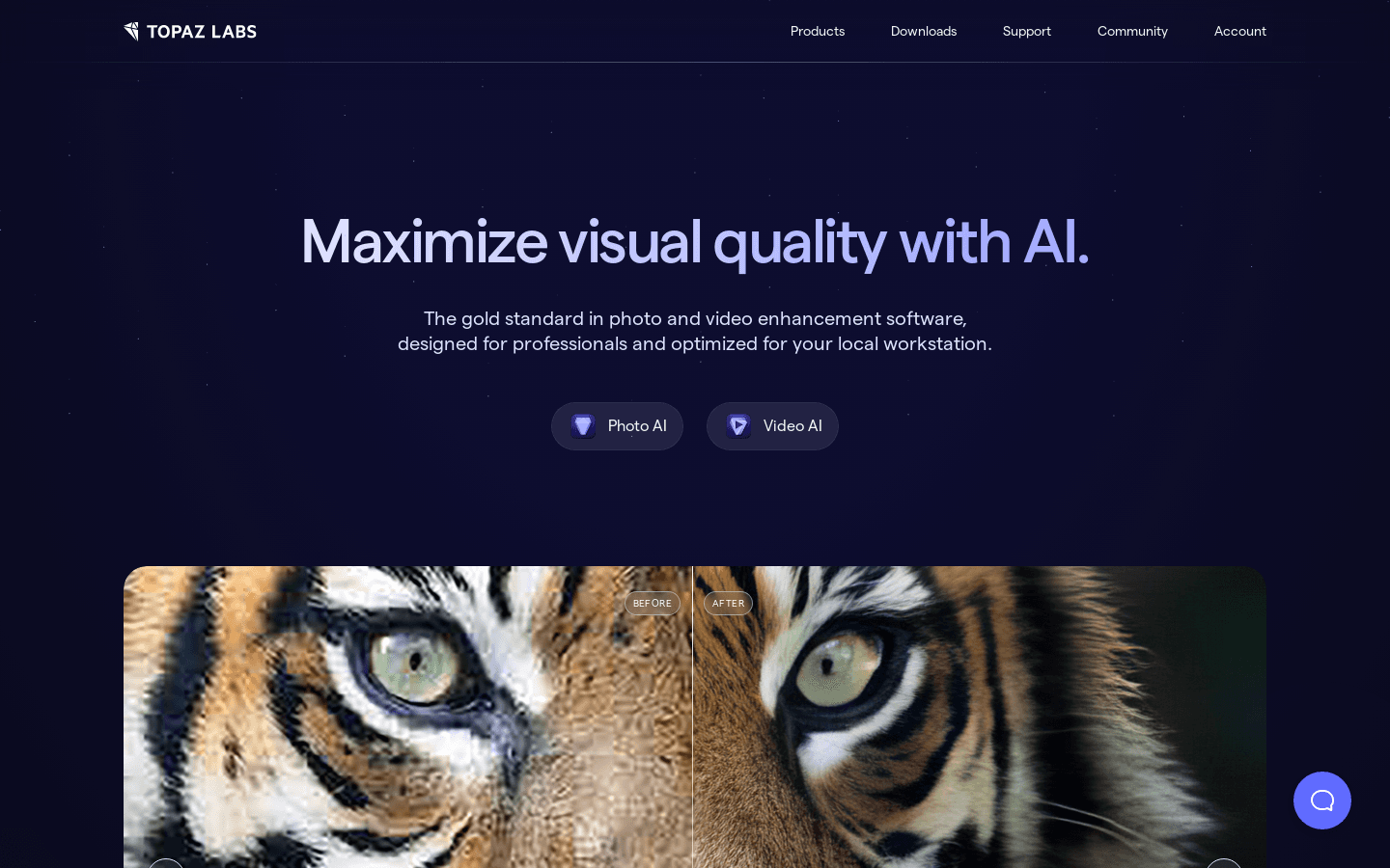 Topaz Photo AI preview