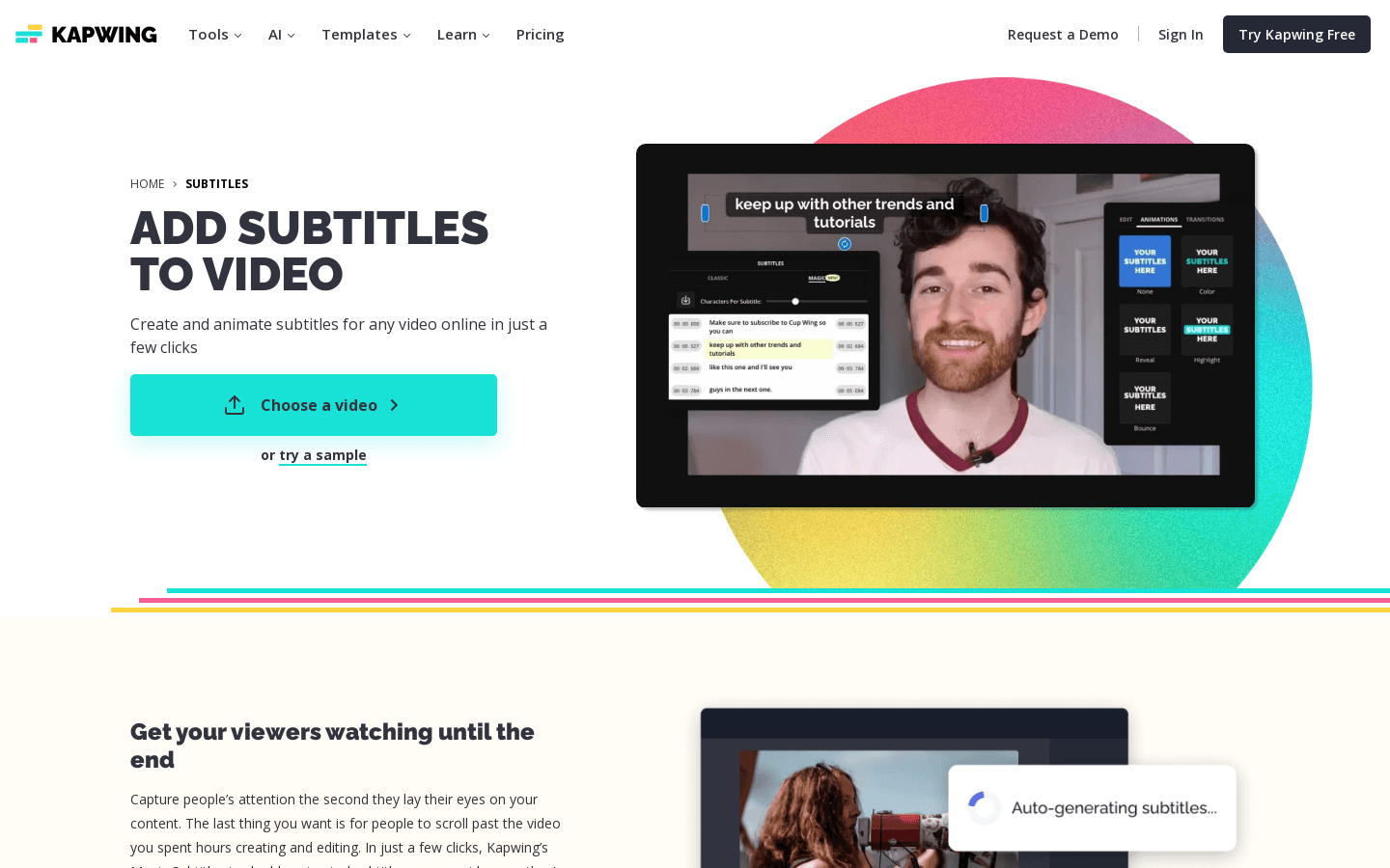 Add Subtitles to Video preview