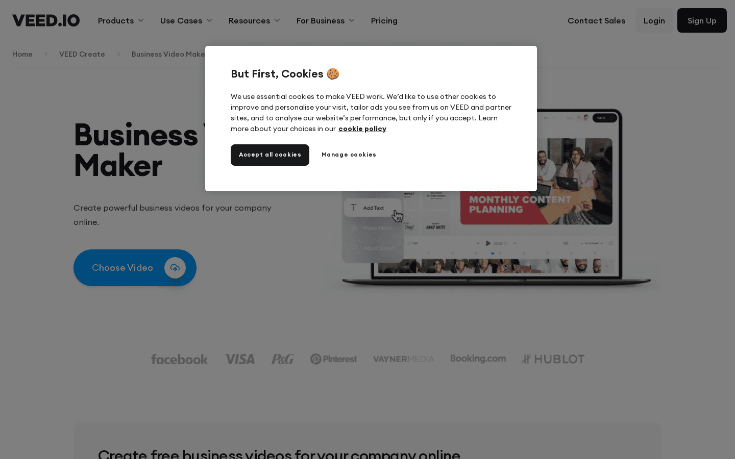 Business Video Maker preview