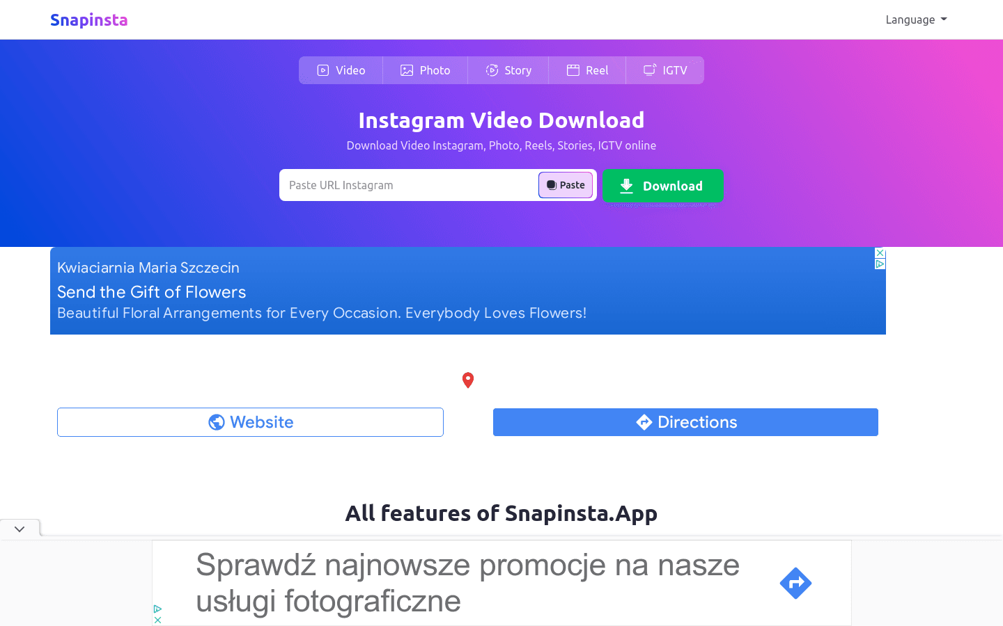 Instagram Downloader preview
