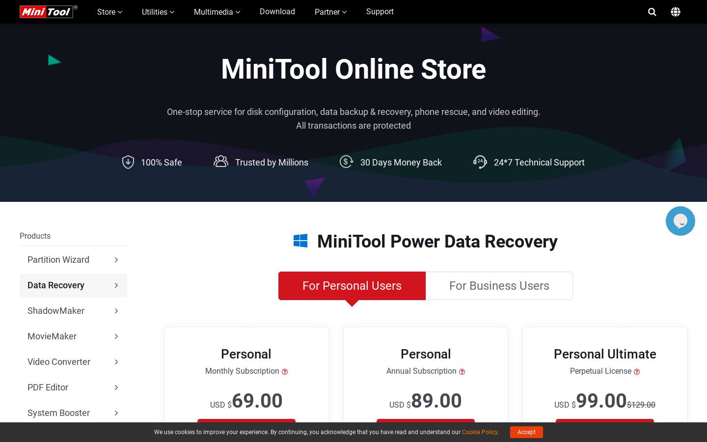MiniTool Power Data Recovery preview