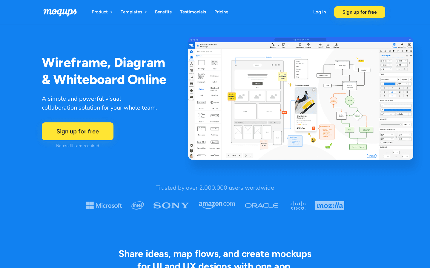 Mockup, Wireframe & UI Prototyping Tool preview