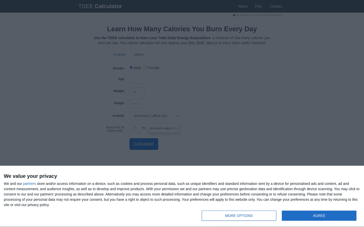 TDEE Calculator preview