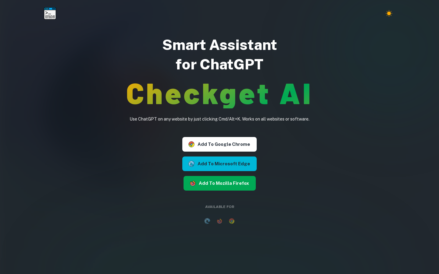 Checkget AI preview