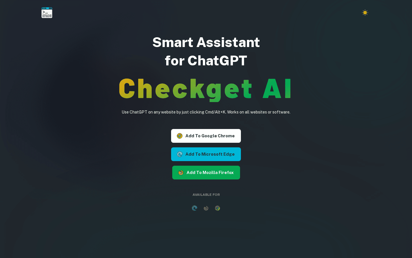 Checkget AI preview