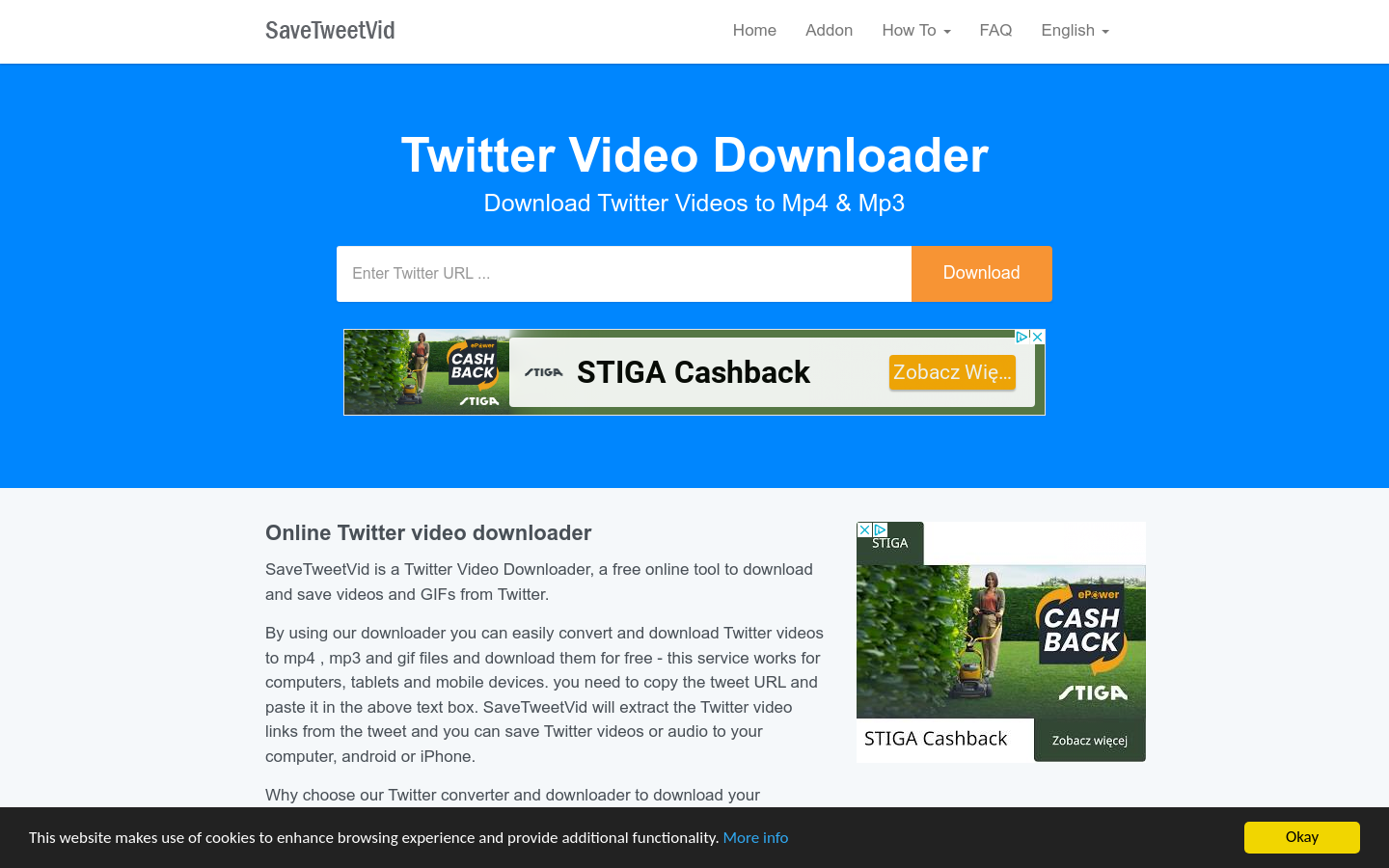 Twitter Video Downloader preview