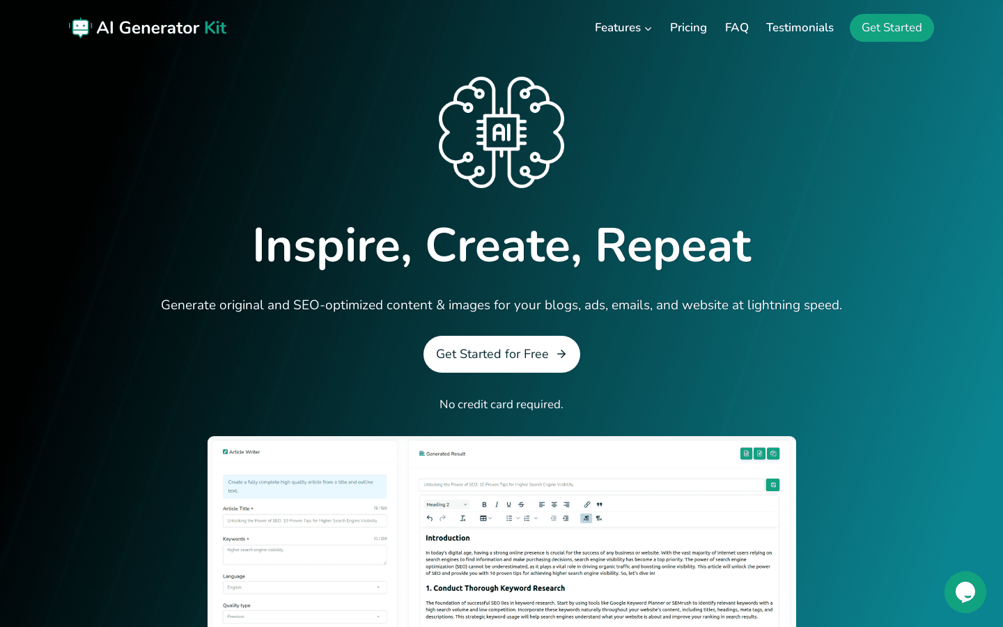 AI Generator Kit preview