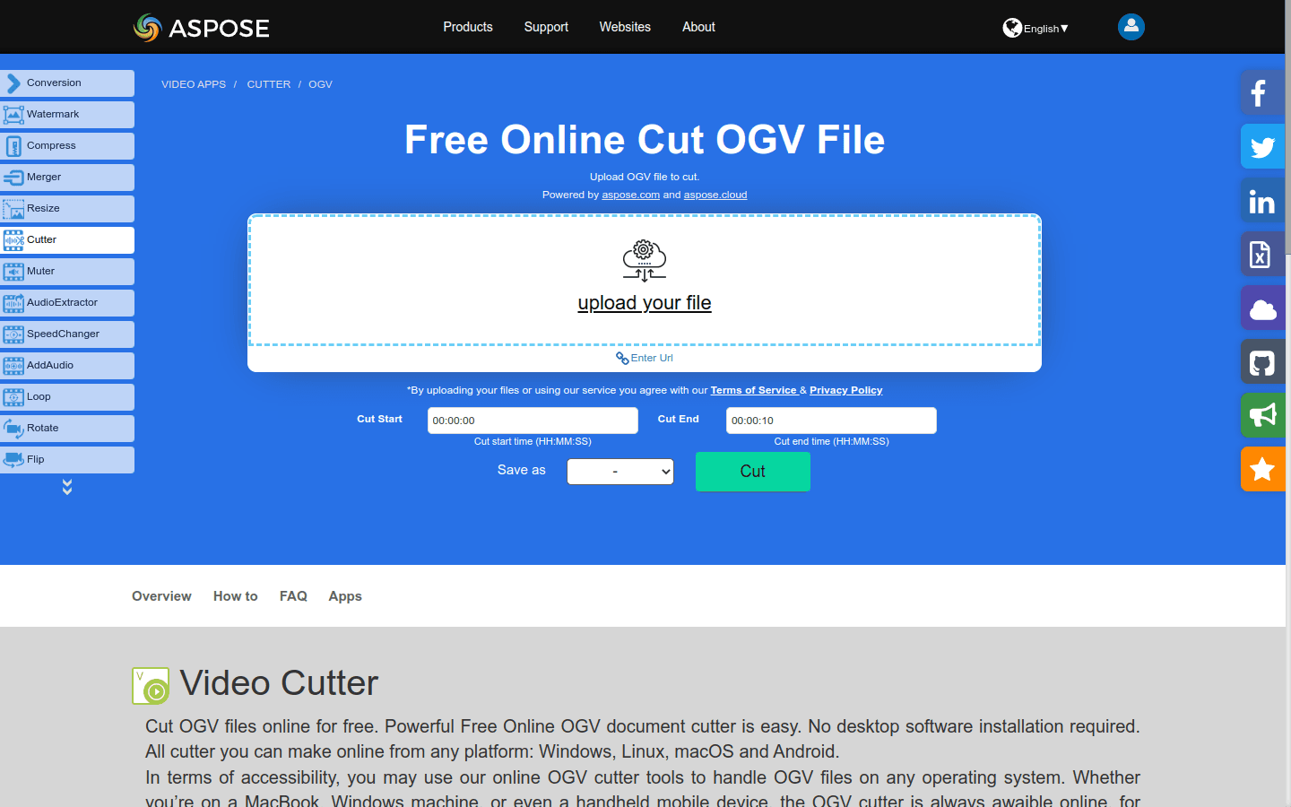 Cut OGV File preview