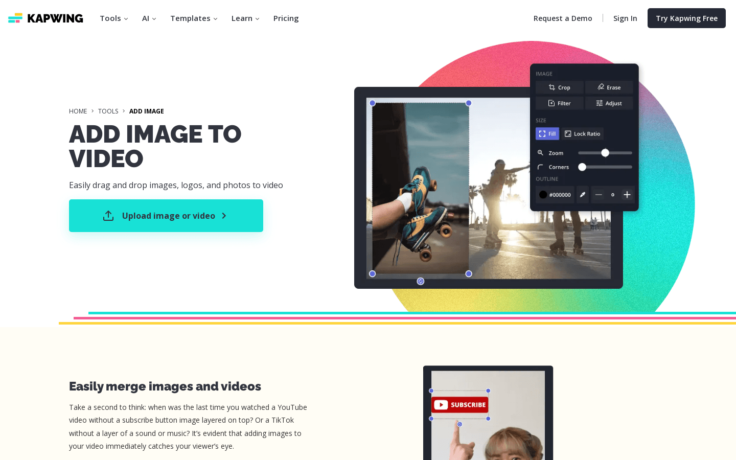Add Image To Video preview