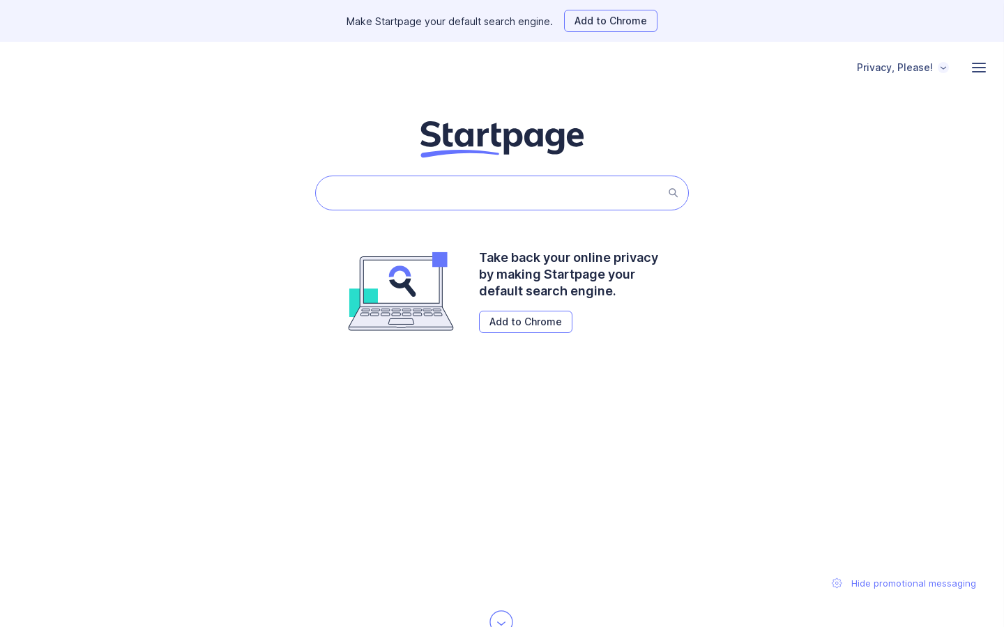 Startpage preview