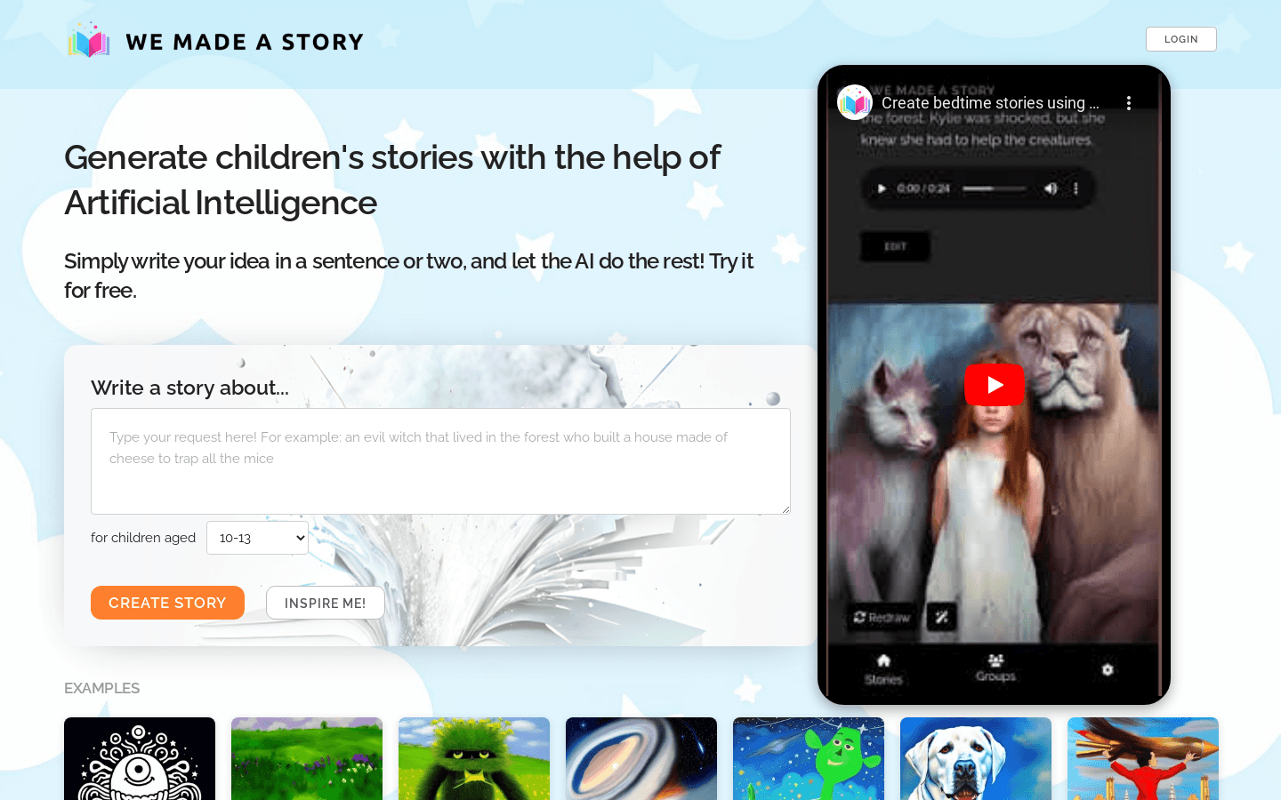 we made a story preview