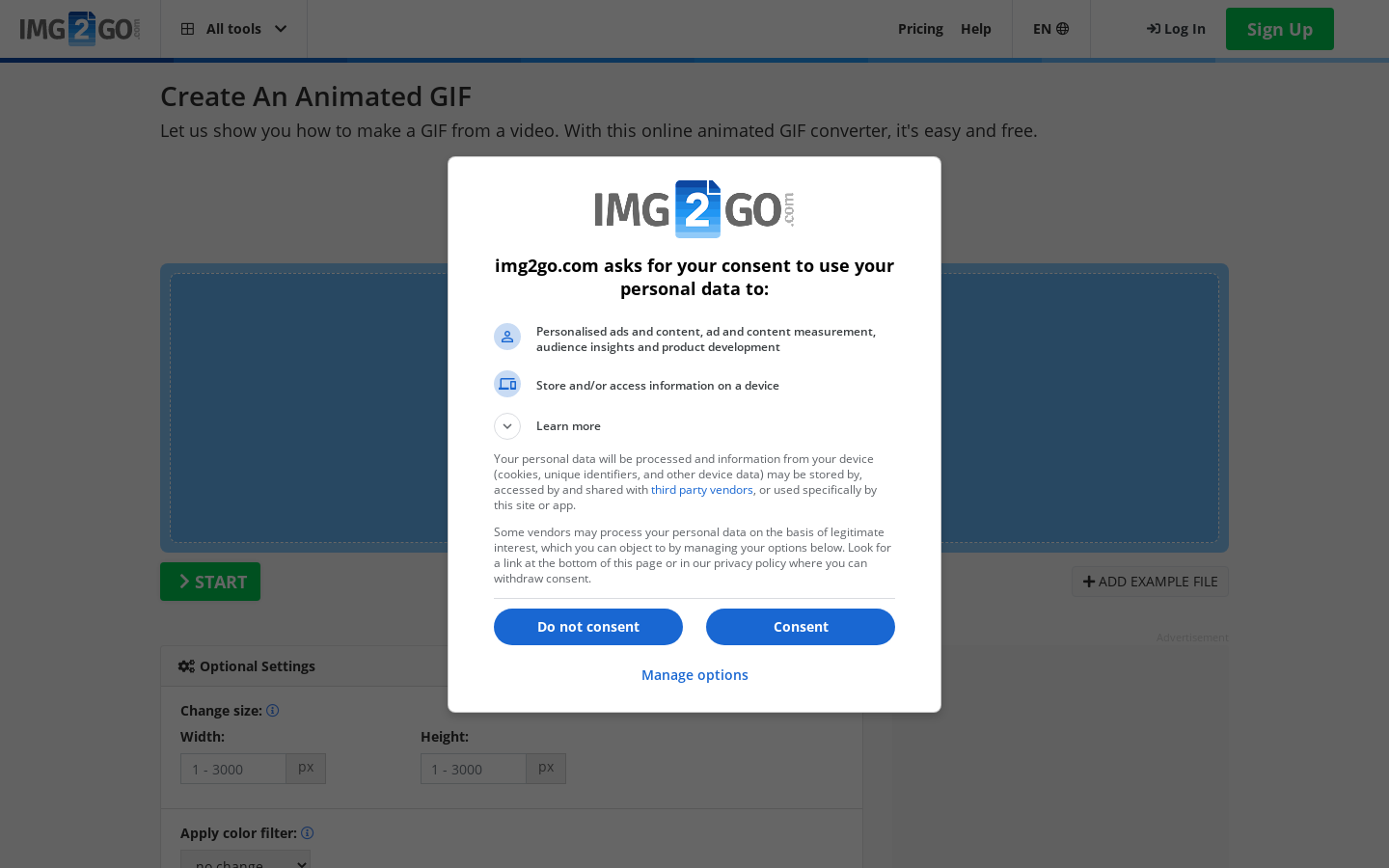 Create An Animated GIF preview