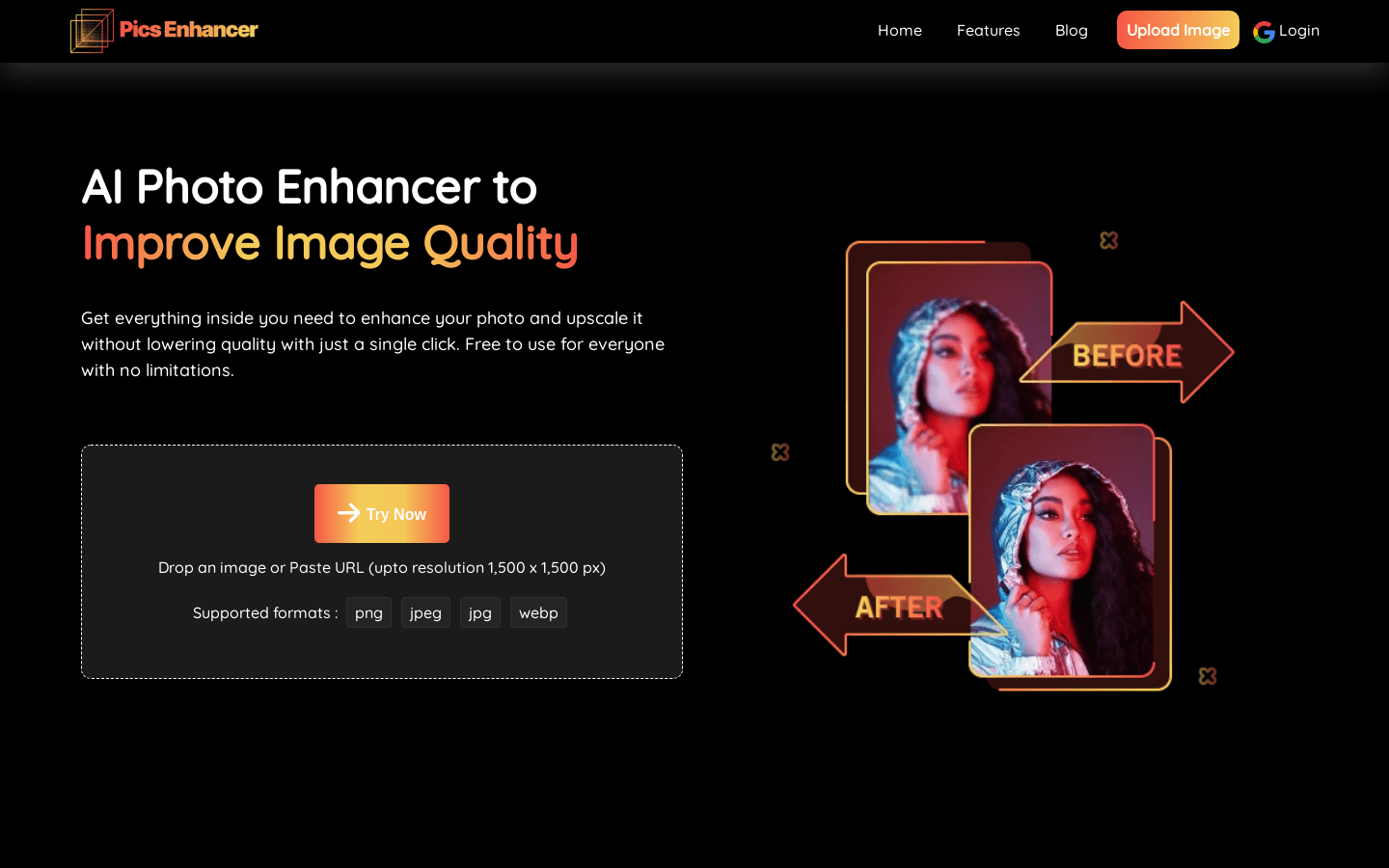 Pics Enhancer preview