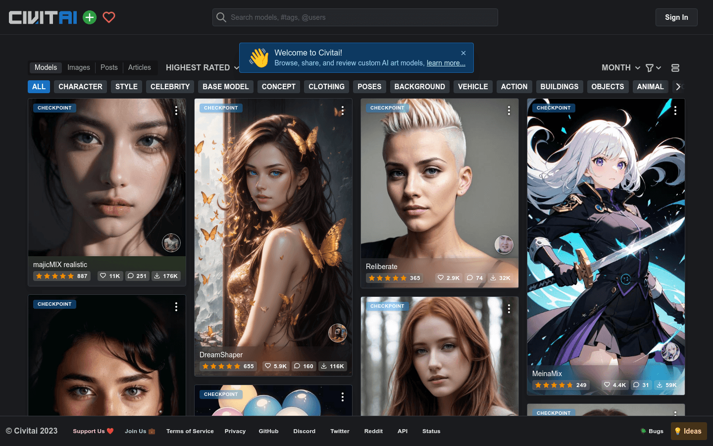 Civitai preview