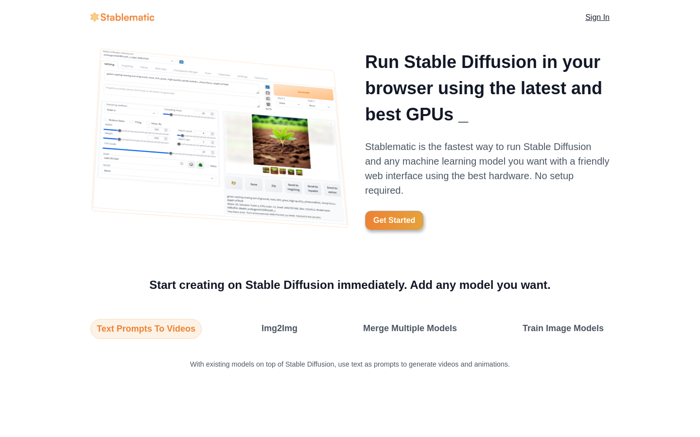 Stablematic preview