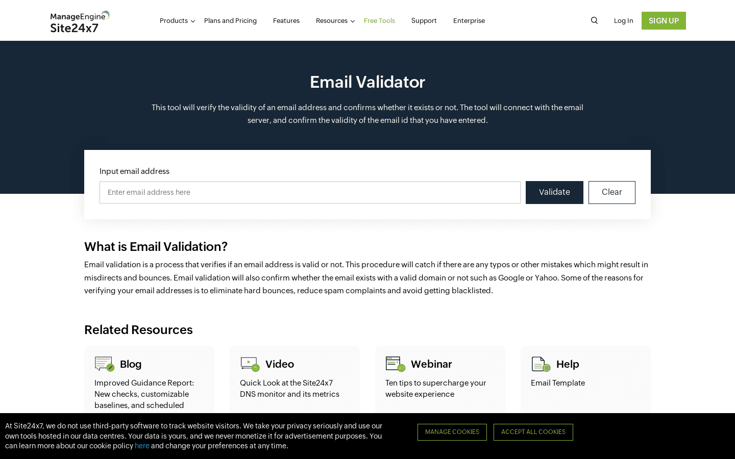 Email Validator preview
