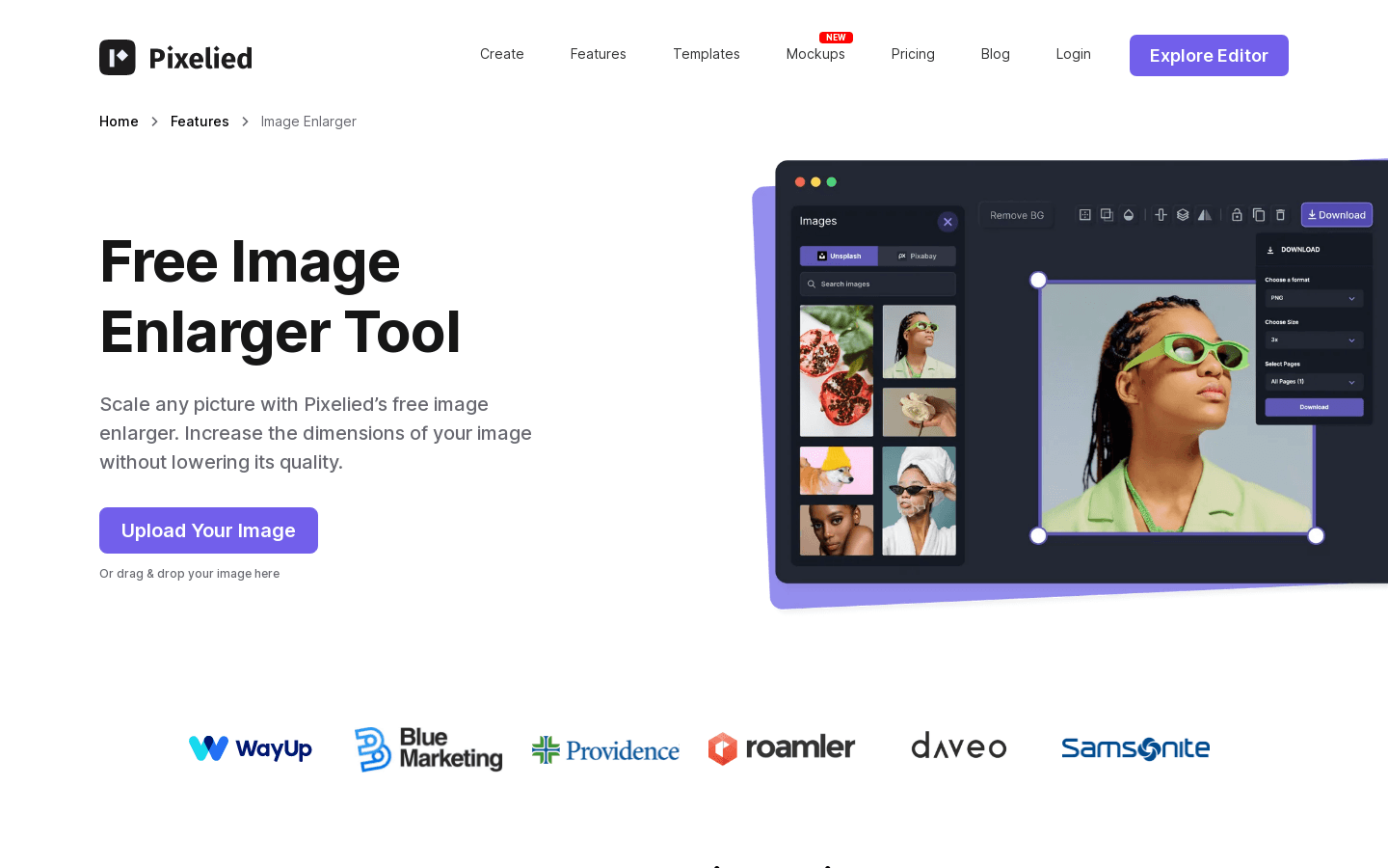 Image Enlarger Tool preview