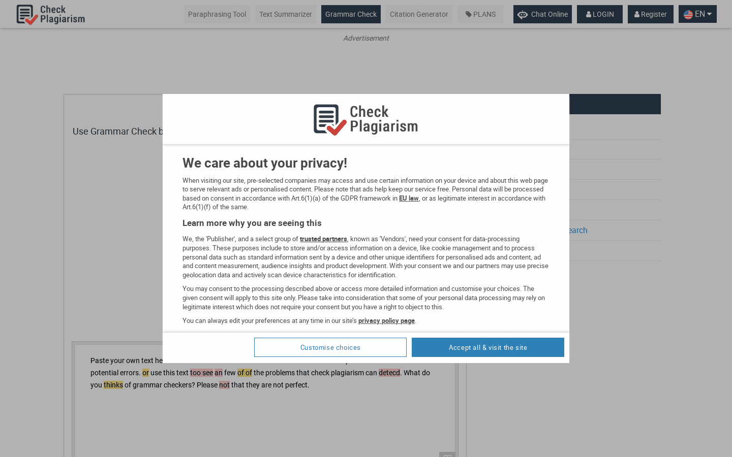 GRAMMAR CHECKER preview