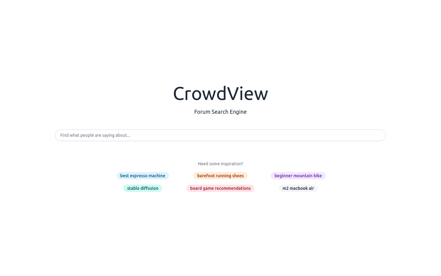 CrowdView preview