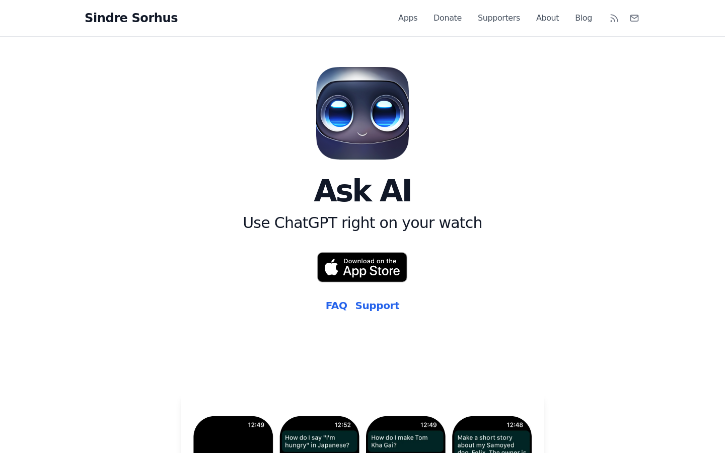Ask AI preview