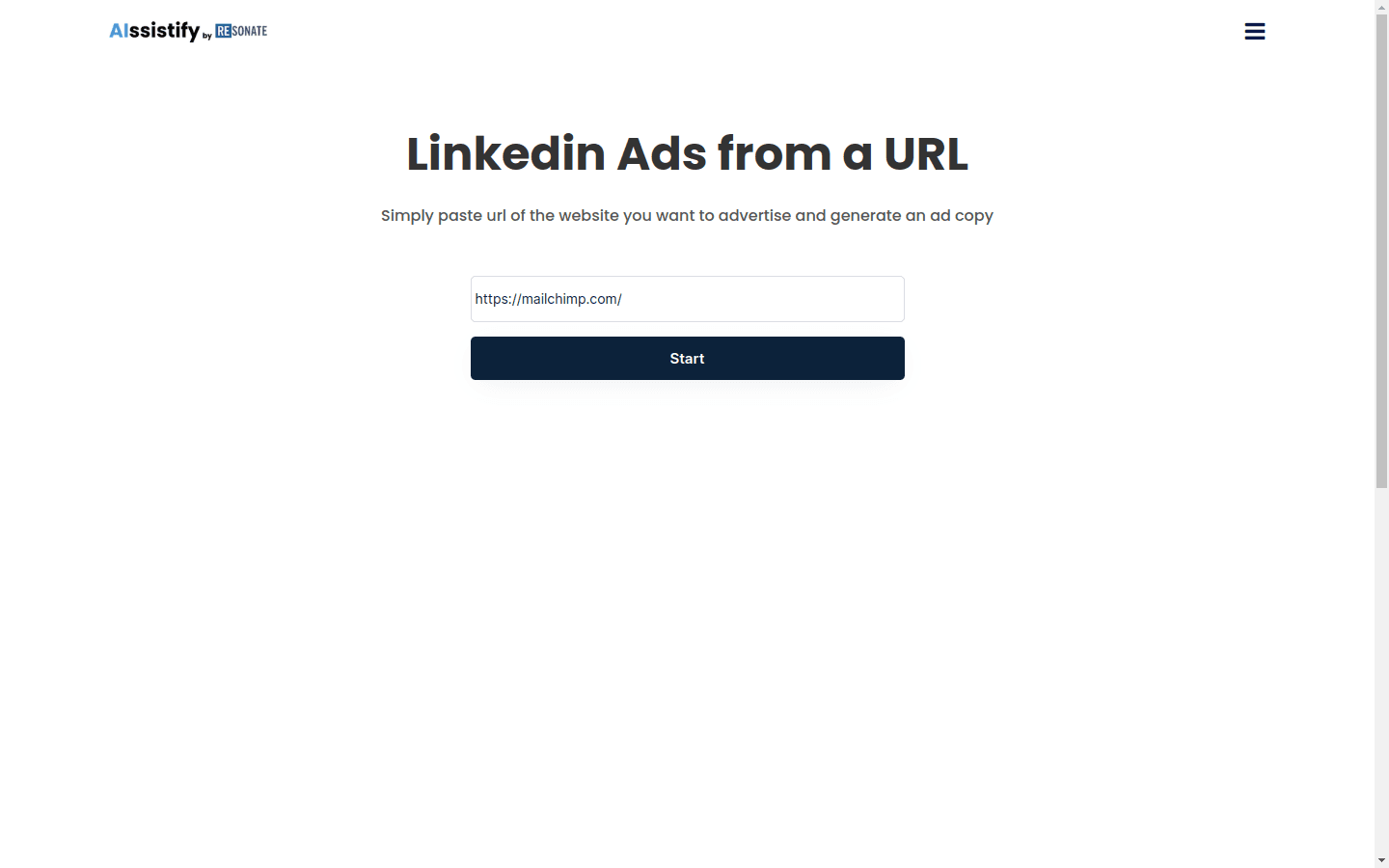Linkedin Ads from a URL preview