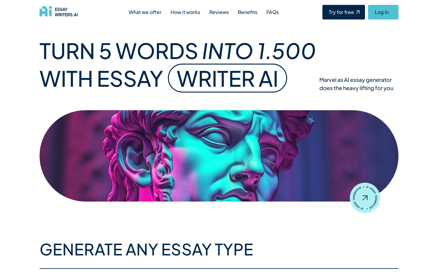 Essay Writer AI preview