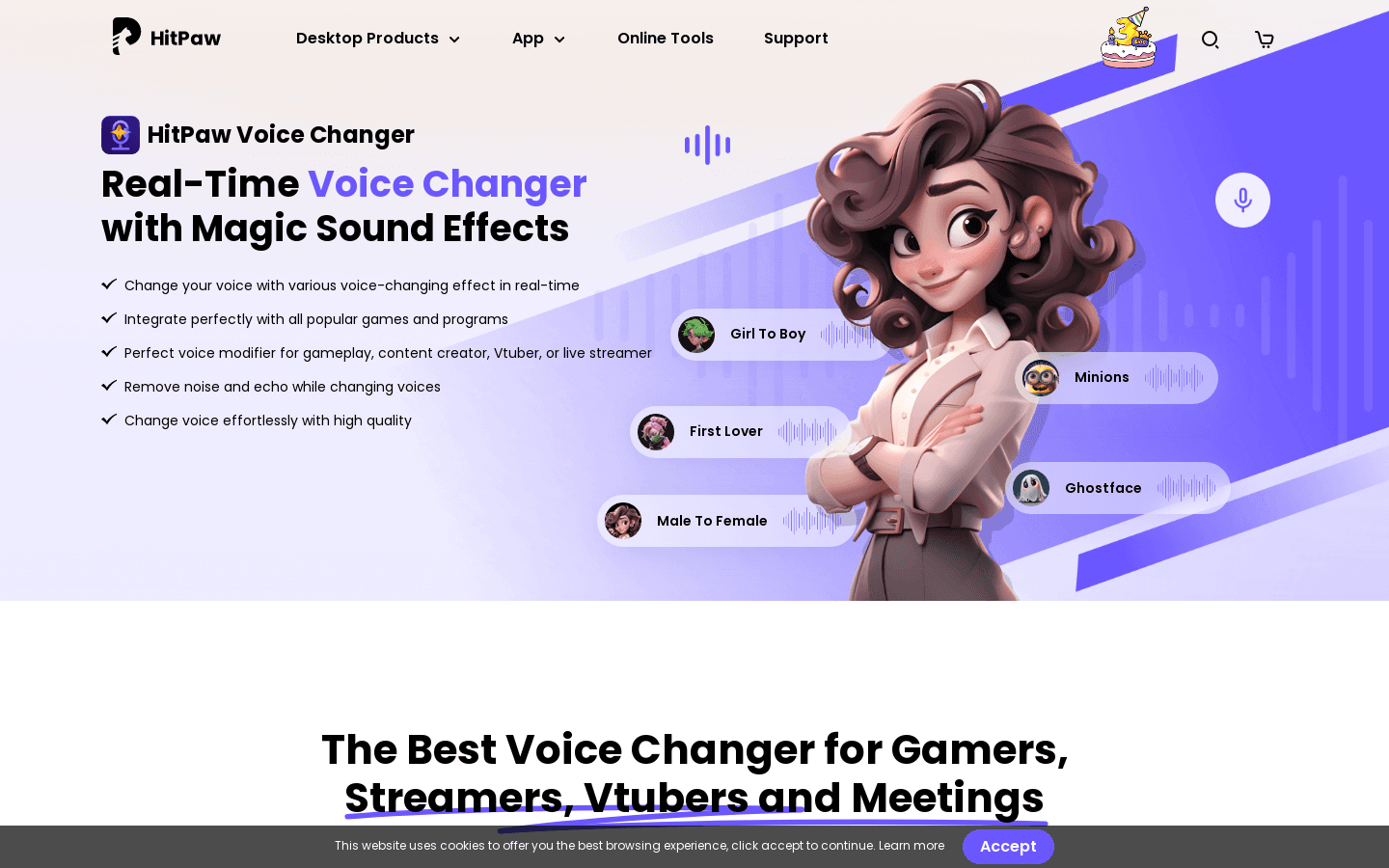 HitPaw Voice Changer preview