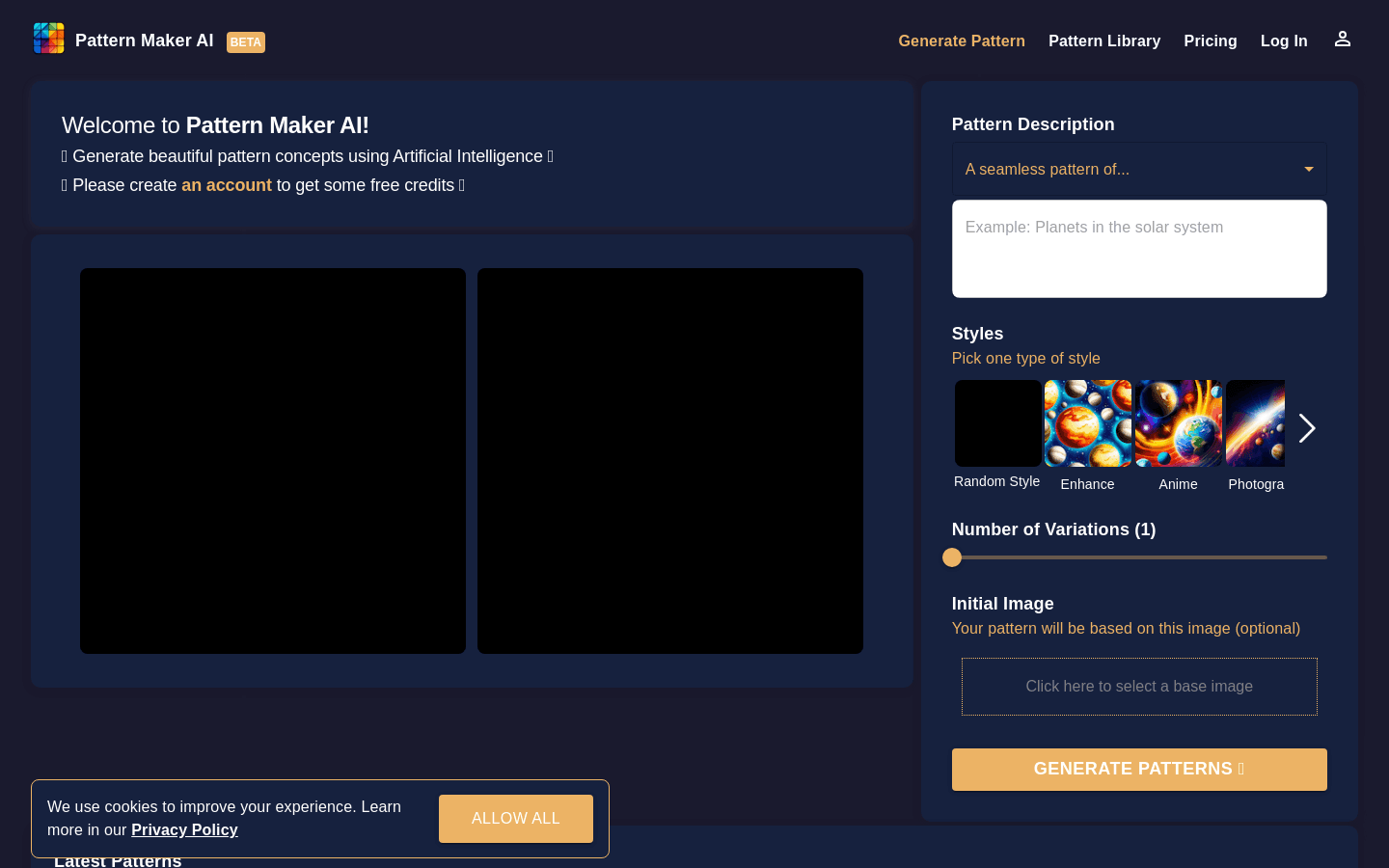 Pattern Maker AI preview