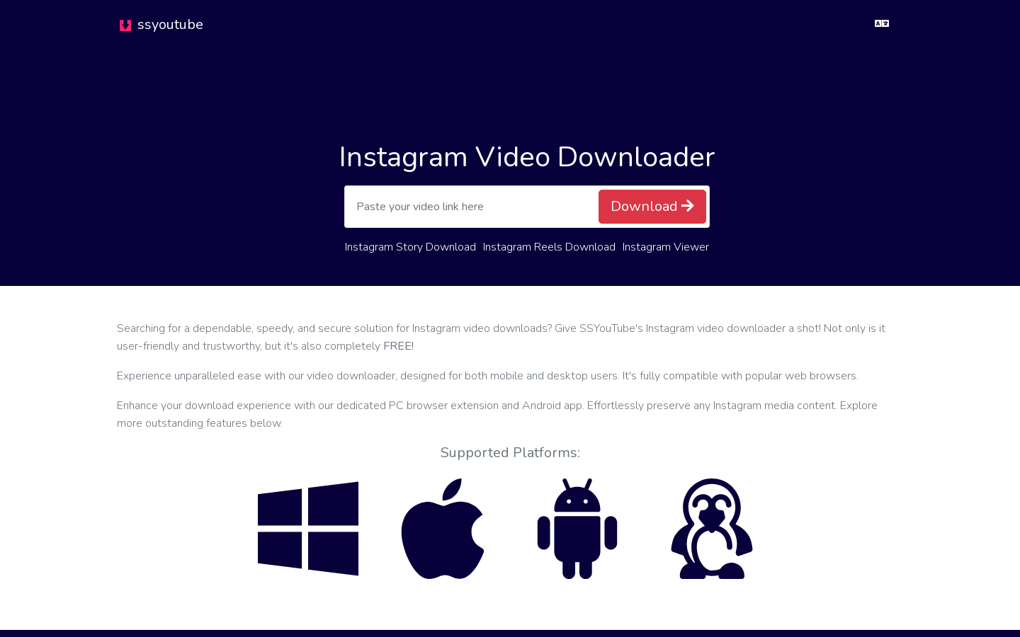 Instagram Video Downloader preview